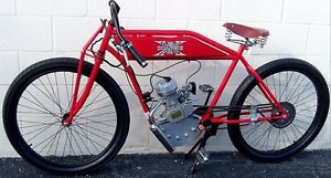 motorized HENDERSON replica board track racer indian cafe harley bicycle bike 80