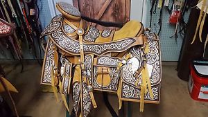 15" Montura Charra -  Saddle - Horse Saddle -  #274