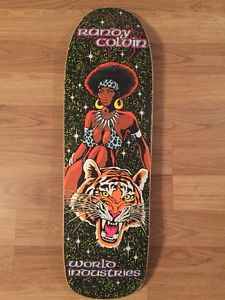 Cease And Desist Randy Colvin Space Tiger World Industries Skate Deck 48/50