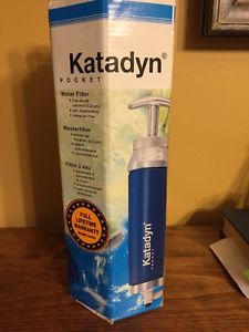 Katadyn Pocket Micro Survival Water Filter Hiking NIB Outdoor Purifier