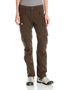 Fjallraven Women's Nikka Trousers Dark Olive 38 New