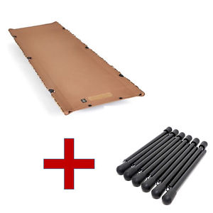 Helinox Coyote Tan Tactical Cot Convertible + Cot One Legs Set Expedite Shipping