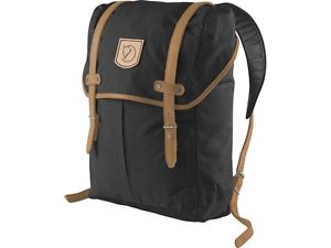 Fjällräven No.21 Medium klassischer Rucksack schwarz 20l Retrostil Daypack