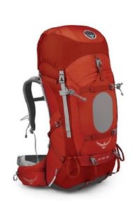 Osprey Women's Ariel 55 Backpack, Vermillion Red, Small