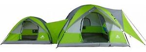 8-Person Outdoor 2 Dome Instant Tent Camping Hiking Backpacking Family Shelter