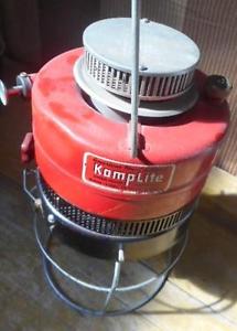 VINTAGE KAMPLITE INVERTED LANTERN THIS HAS BEEN RECONDITIONED