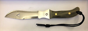 Scorpion knives TACT-MPH Parry Signature Hunter,7.5" Satin Blade,Micarta Handle.