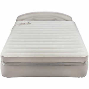 AeroBed Opti-Comfort Queen Air Mattress with Headboard Camping Airbed Bedding