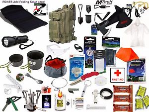 Bugout bag Survival kit backpack Camping Emergency disaster preparedness -