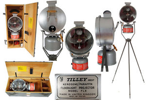 tilley lamp fl6  boxed  with tripod