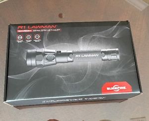 SureFire R1 Lawman Rechargeable Variable-Output LED Flashlight 1000 Lum  R1-B-BK