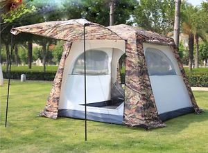 5-8 Persons POP UP Double Lining Outdoor Waterproof Beach Camping Hiking Tent #