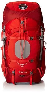 Osprey Women's Ariel 75 Backpack, Vermillion Red, Small