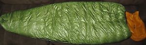 ZPacks Down Quilt Sleeping Bag Ultra Light 5'8" Green Z Packs