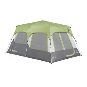 Coleman Signature 10-Person Instant Camping Tent Cabin with Rainfly