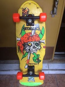 vintage skateboard Look! 1986 Zorlac Metallica Pirate