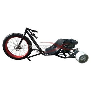 Drift Trike Gas Powered 6.5HP 3 Wheel Big Wheels Cart Go Kart Motorized Scooter