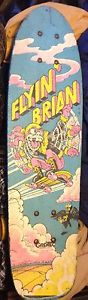 1986 grentec • FLYIN' BRIAN • wood skateboard surf ski tony hawk x-games 