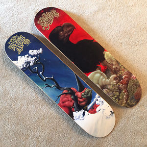 Set of 2 Aaron Horkey x Santa Cruz Skateboards Paleo Series Decks EXTREMELY RARE