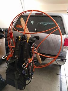 Kangook paramotor Polini Thor 130cc engine. Powered Paraglider