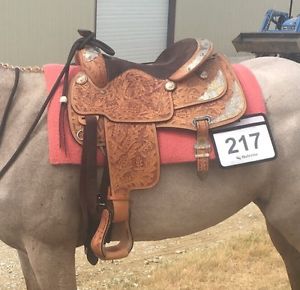 Silver Royal Show Saddle 15.5