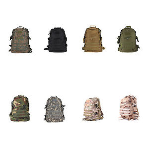 10X( 40L 3D Outdoor Rucksacks Tactical Backpack Camping Trekking Sporting Bag T8