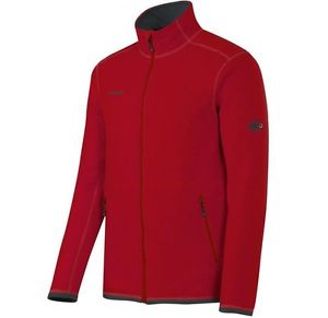 Mammut Polar ML Jacket Men, rot, Gr. XXL, Fleecejacke für Herren mit Strickoptik