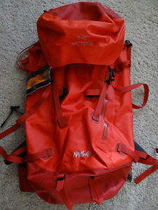 Arcteryx Naos 45 Backpack-Tall, RARE, Red Berryl, Made In Canada,100% Waterproof