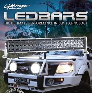 Lightforce Gen 2, 20" Dual Row LED 40x5w Combination Light Bar With wiring Harne