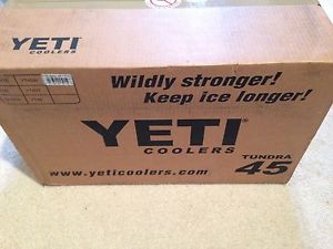 NEW YETI TUNDRA 45 COOLER WHITE L@@K  "BEAR PROOF" NR