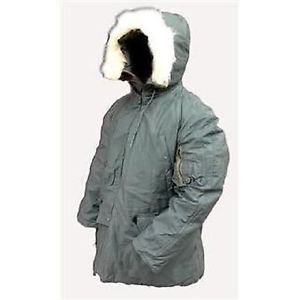 US Army Airforce USAF N3B Extreme Cold Weather Outdoor Parka Made USA Medium