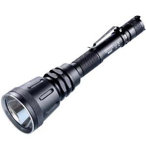 MH40GT Rechargeable Flashlight, Black, 1000 lm, 2 e 18650