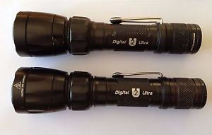 (2) Surefire Digital U2 Ultra LED Tactical Flashlights Variable Output