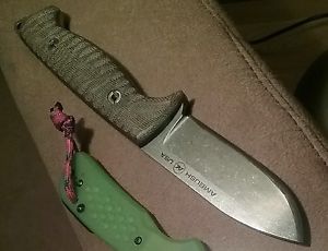 Ambush knife brute, jagdmesser, alte messer, semi Custom knife