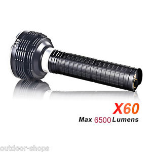 ACEBeam X60 5x Cree XM-L2 U3 LED 6500lm Magnetic Ring Charging Flashlight