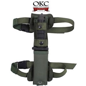 ONTARIO US ARMY ASEK AIRCREW SURVIVAL EGRESS PILOT OUTDOOR KNIFE oliv green