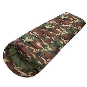 10X(Cotton Camping sleeping bag,15~5degree, envelope style, camouflage BF