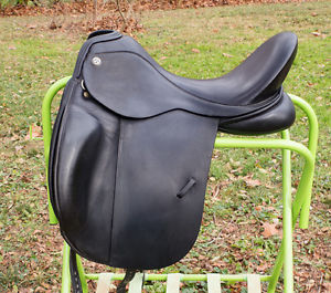 Trilogy Dressage Saddle, Verago Elite 18XW short flap