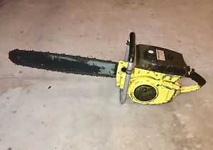 VINTAGE MCCULLOCH 795 CHAINSAW W/24" 103CC ENGINE MUSCLE SAW RUNS GO-KART RACING