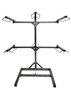 Equiracks Saddle Rack Adjustable Free Stand 6 Arm Steel Gray 6-SR-1906