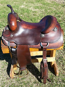 16" Silver Mesa Cutting Saddle (Made in Texas)