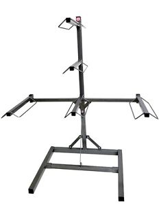 Equiracks Saddle Rack Adjustable Free Stand 5 Arm Steel Gray 5-SR-1905