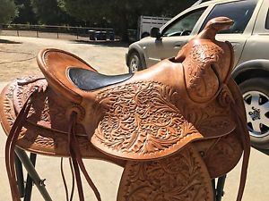 Beautiful Custom made Ladies Old Timer Western Saddle 15"