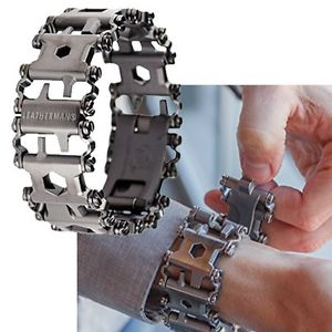 Leatherman - Tread Bracelet, The Travel Friendly Wearable Multi-Tool, Black