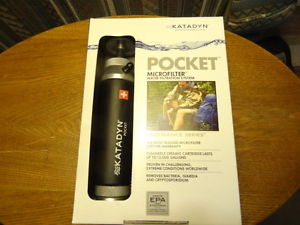 Katadyn Pocket Microfilter  with Carbon Cartridge Water Filter Brand New