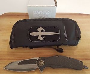 Custom Anthony Marfione - San Mai Damascus - Matrix - Folding Knife