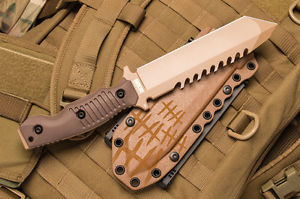 Hardcore Hardware BFK01-GII BGB Gen 2 Tactical Knife Tan G-10 Tan Kydex New