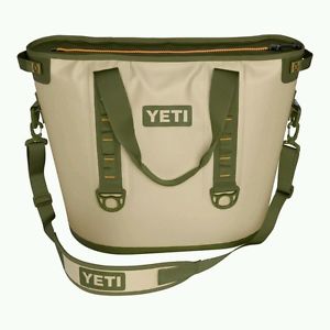 Brand New YETI Hopper 20 Soft Sided Cooler Field Tan/Blaze Orange