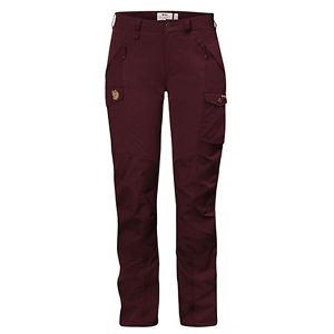 Fjällräven Nikka Curved Trousers Outdoors Trekkinghose dark garnet