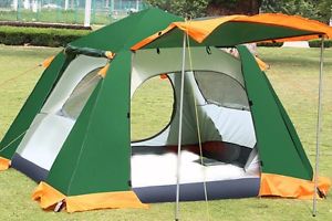 Green 3-4 Persons POP UP 1'S Family Outdoor Waterproof Beach Camping Hiking Tent